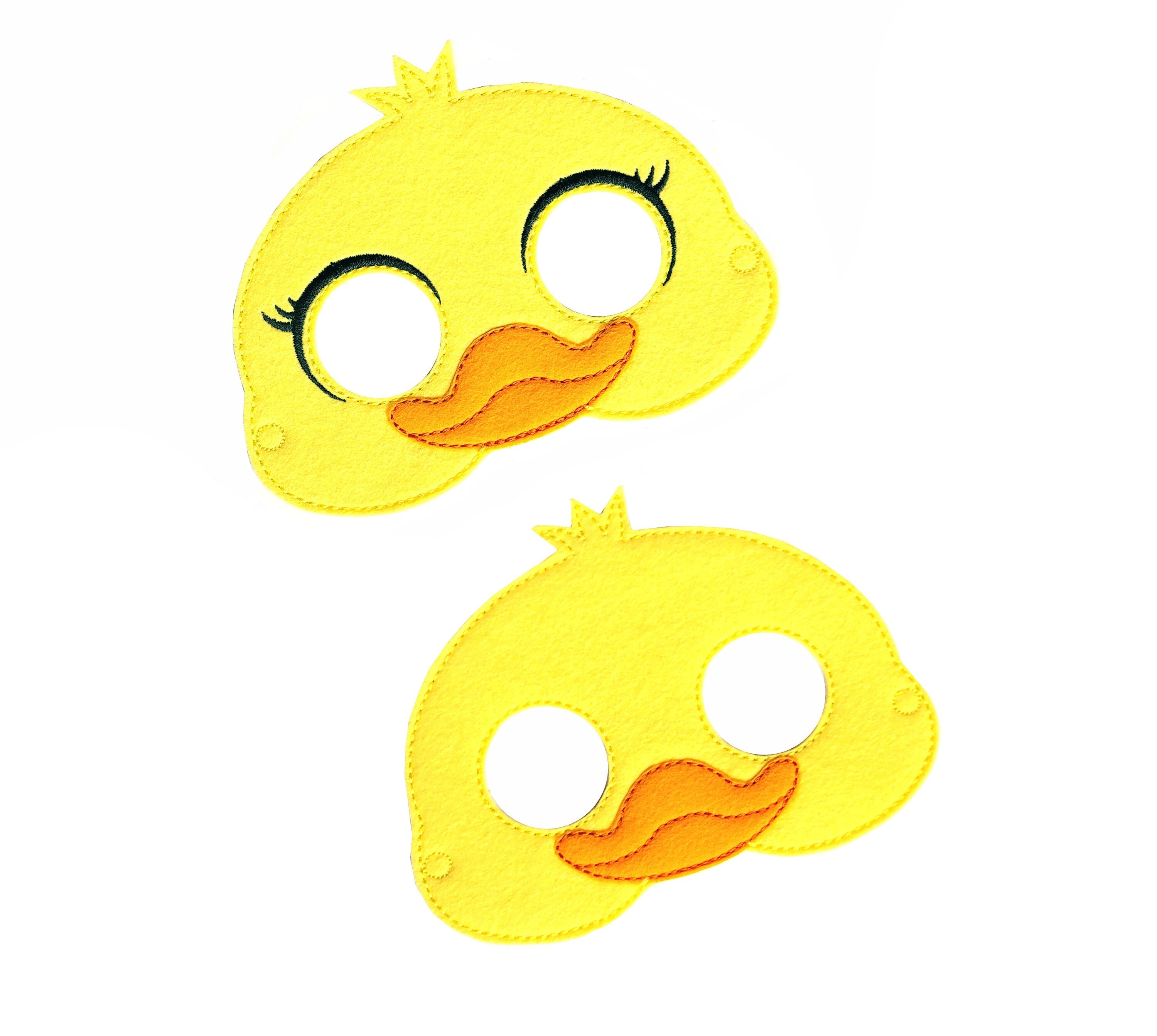 Disfraz de nariz de pato para niños, Amarillo