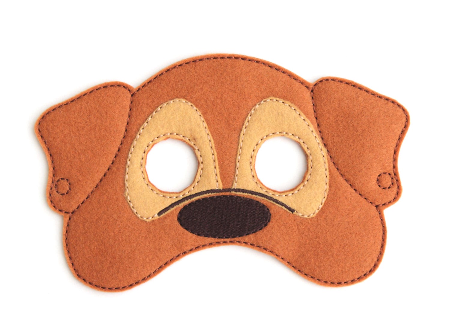 Kids Dog Mask Dog Costume Puppy Felt Mask Kids Face Mask Etsy