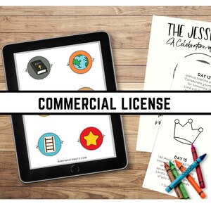 Digital Download ~ Printable Jesse Tree Coloring Book and Ornaments ~ COMMERCIAL LICENSE ~ Jesus Storybook Bible Ornaments and Coloring Book