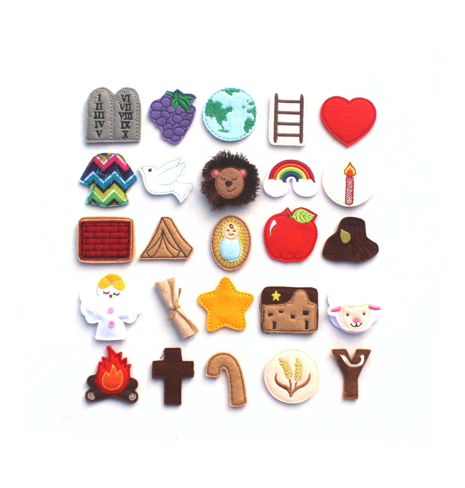 Felt Jesse Tree Ornaments Corresponds With the Advent Jesse Etsy