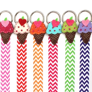 Ice Cream Hair Clip Holder Hair Clip Organizer Accessories Organizer Barrette Holder Hair Bow Holder Party Favors Favor Treat Bag Chevron