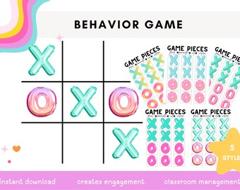 Whole Classroom Behavior Management Bingo Game: Printable Positive Reinforcement (PDF Download)