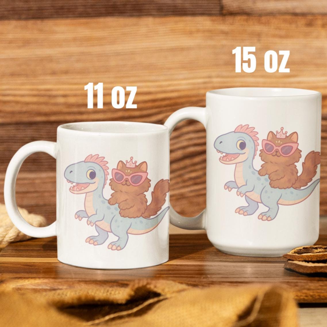 Mongo & Princess Donut Mug, Dungeon Crawler Carl Inspired Coffee Cup, Funny Bookish Sci-fi Fantasy LitRPG Mug, DCC Fan Gift, BookTok Mug