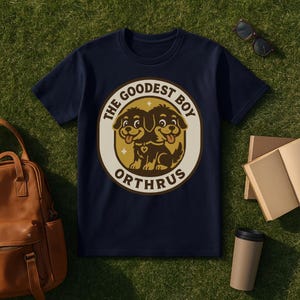 Orthrus The Goodest Boy Unisex T-Shirt, Dungeon Crawler Carl Inspired Shirt, Book Club Gift, LitRPG Sci-Fi Book Lover Merch, Bookworm Tee
