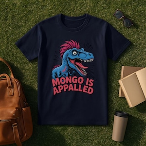 Mongo Is Appalled T-Shirt, Dungeon Crawler Carl Inspired Shirt, Funny LitRPG Book Merch, Fantasy Sci-Fi Fan Tee, Bookish Gift for Readers