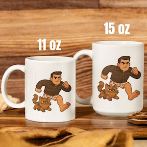 Dungeon Crawler Carl Inspired Mug, Princess Donut Coffee Cup, Fantasy LitRPG Book Mug, BookTok Kindle Reader Gift, Sci-Fi DCC Fan Merch