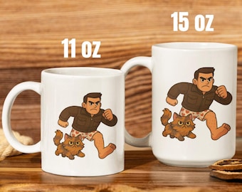 Dungeon Crawler Carl Inspired Mug, Princess Donut Coffee Cup, Fantasy LitRPG Book Mug, BookTok Kindle Reader Gift, Sci-Fi DCC Fan Merch