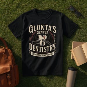 Glokta&#39;s Gentle Dentistry T-Shirt, The Blade Itself, First Law Trilogy Inspired Merch, Grimdark Fantasy Tee, Bookish Gift, Fantasy Merch