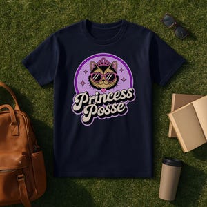 Princess Posse Unisex T-Shirt, Dungeon Crawler Carl Inspired Shirt, Princess Donut Tee, Sci-Fi LitRPG Bookish Gift, Book Lover Merch