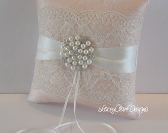 Items Similar To Ring Bearer Pillow Custom Wedding Ring Pillow