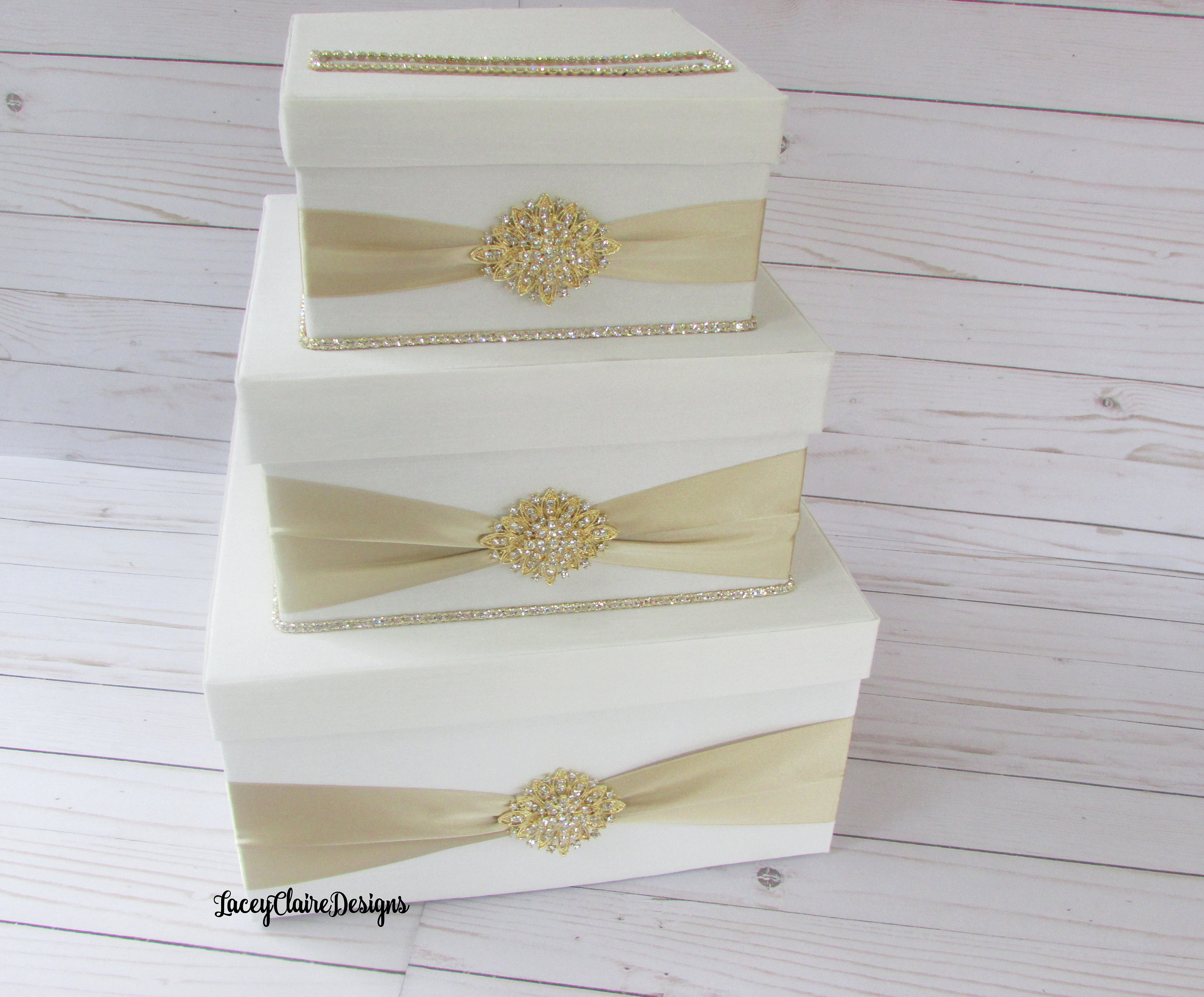 Wedding Card Box Bling Card Box Gold Card Box Box for Cards Card Box with Slot Card Box for Wedding Wedding Card Holder