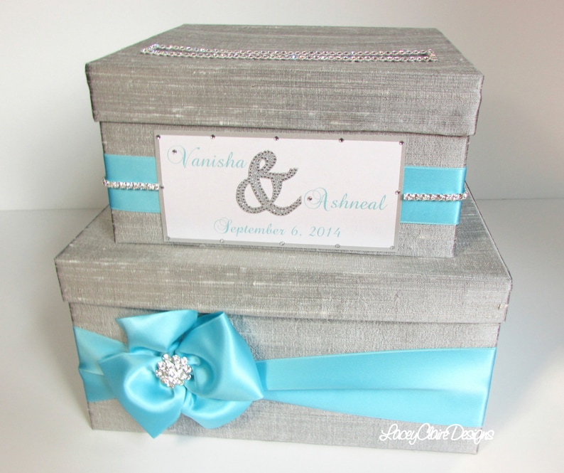 Card Box Wedding Card Box Bling Money Box Gift Card Box Etsy