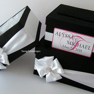 wedding card box money holder gift card box bridal shower card box, Custom Made to Order image 5