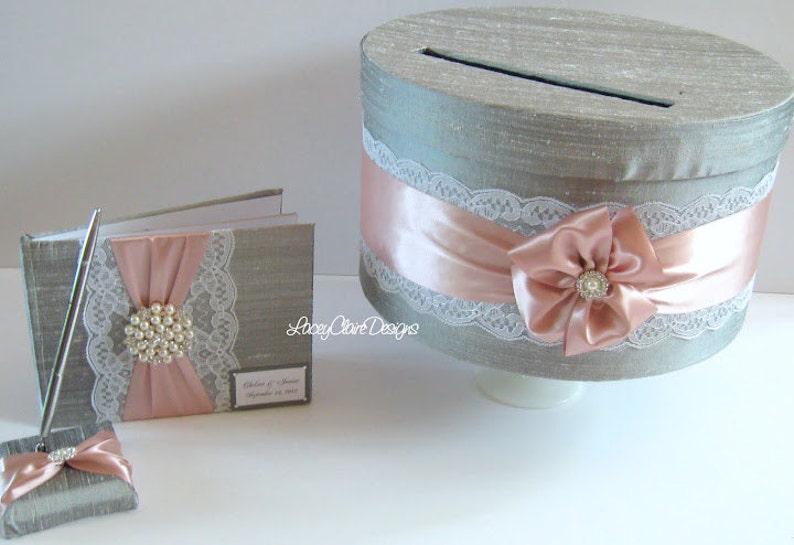 Wedding Card Box Gift Card Holder Custom Made image 3