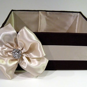 Program and Amenities Box, Bubble Box, Centerpiece, Favor Box, Custom Made to your colors image 4