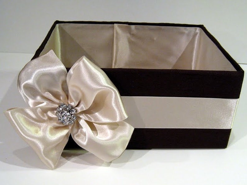 Program and Amenities Box, Bubble Box, Centerpiece, Favor Box, Custom Made to your colors image 4