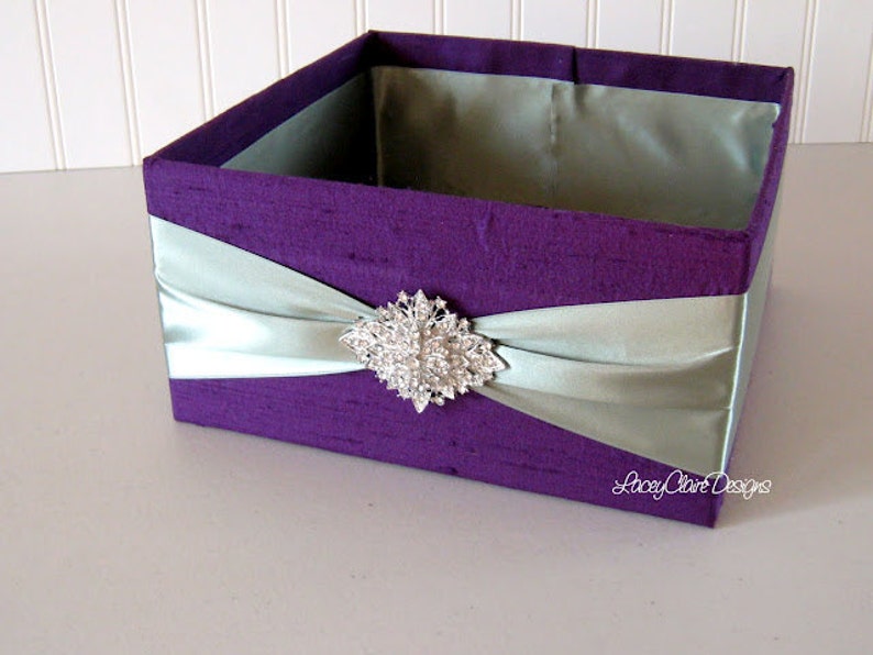 Wedding Box, Program Box, Bubble Box, Centerpiece, Favor Holder, Container for Programs, Custom Made image 5