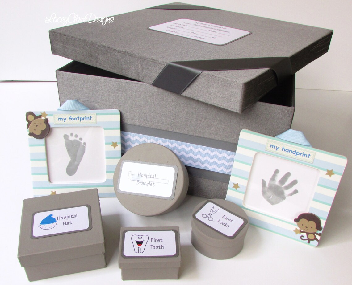 Baby Keepsake Box Baby Shower Box Baby Memory Box Baby Etsy