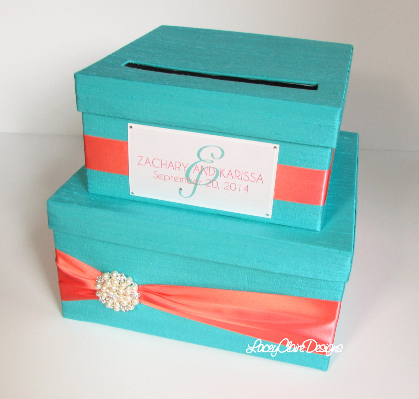Wedding Card Money Box Gift Card Holder Custom Made Etsy