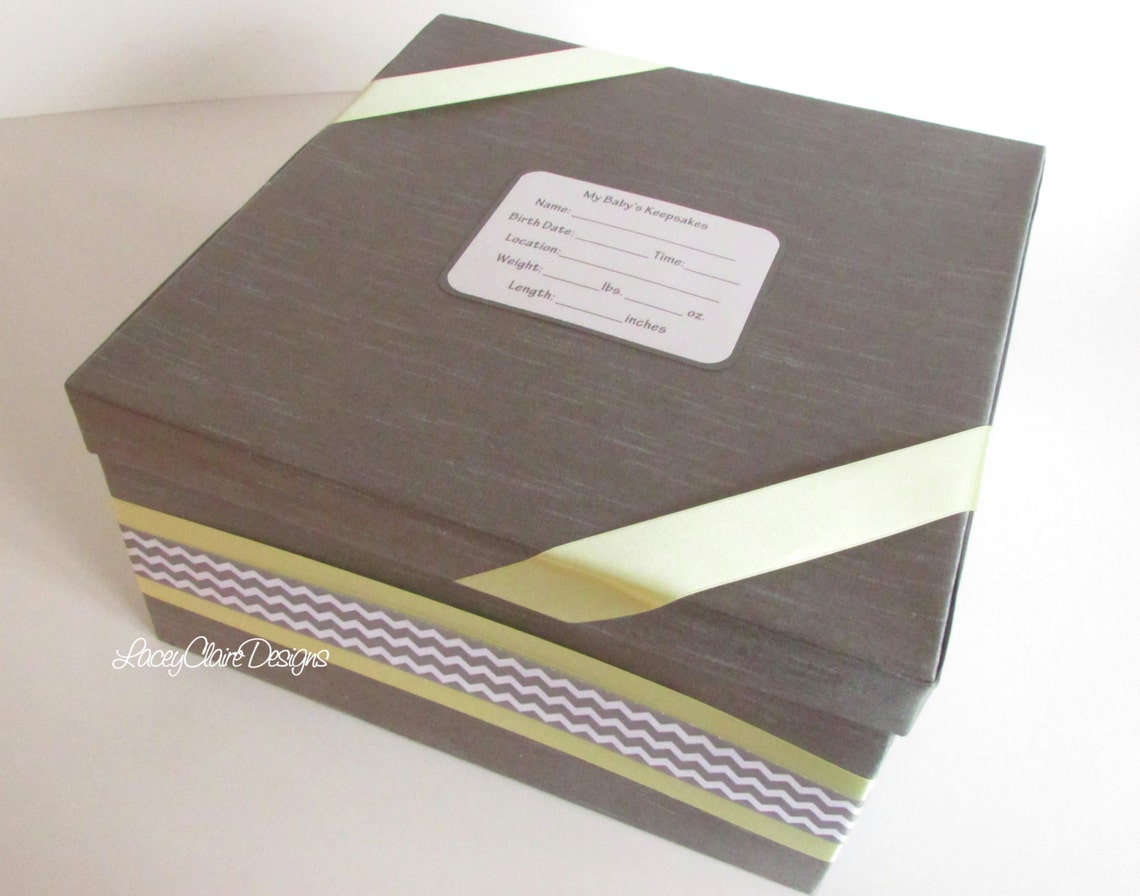 Baby Keepsake Box Baby Shower Box Baby Memory Box Baby Etsy