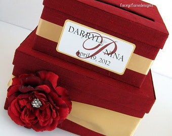 Wedding Card Box Wedding Money Holder Wedding Money Box- You customize