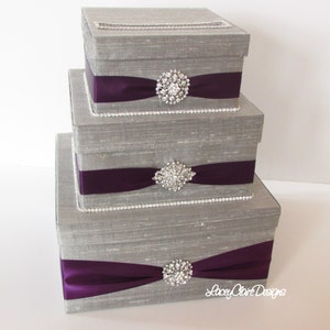 Wedding Card Box, Bling Card Box, Rhinestone Money Holder, Bling Card Box  - Custom Made