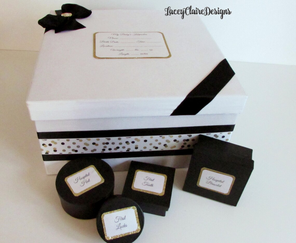 Baby Keepsake Box Baby Shower Box Baby Memory Box New Baby Etsy