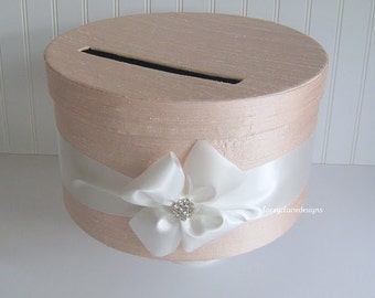 Wedding Money Card Box, Romantic Card Box, Blush Wedding Box, Box for Envelopes, Card Holder, Wedding Gift Box, Card Box with Lid, Custom