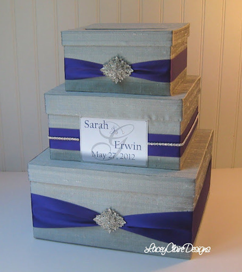 Wedding Gift Box, Card Box, Money Holder Custom Made image 3