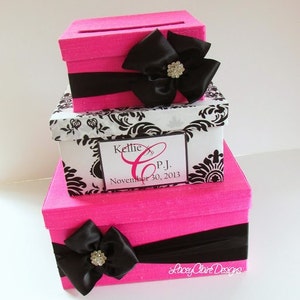 Caja de tarjetas para bodas / Caja de tarjetas con ranura / Caja de tarjetas de boda / Caja de dinero / Soporte de tarjeta / Caja de tarjetas de ducha nupcial / Victoria's Secret / Personalizada