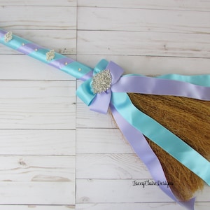 Jumping Broom for Wedding, Wedding Jump Broom, Classic Jump Broom, Jumping the Broom, Aqua Jumping Broom, Jump Tradition, Custom