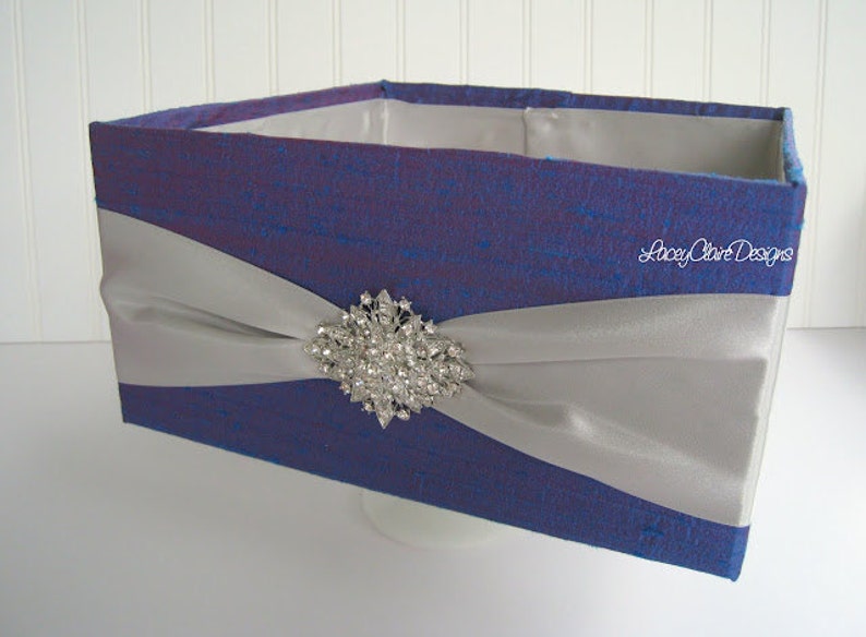 Wedding Box, Program Box, Bubble Box, Centerpiece, Favor Holder, Container for Programs, Custom Made image 2