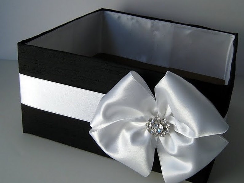 Program and Amenities Box, Bubble Box, Centerpiece, Favor Box, Custom Made to your colors image 3