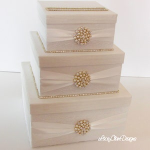 Hochzeitskartenbox, Bling-Kartenbox, Goldkartenbox, Spitze-Kartenbox, Strass-Geldhalter, Hochzeitsgeschenkbox, Kartenhalter, Box für die benutzerdefinierte Karte