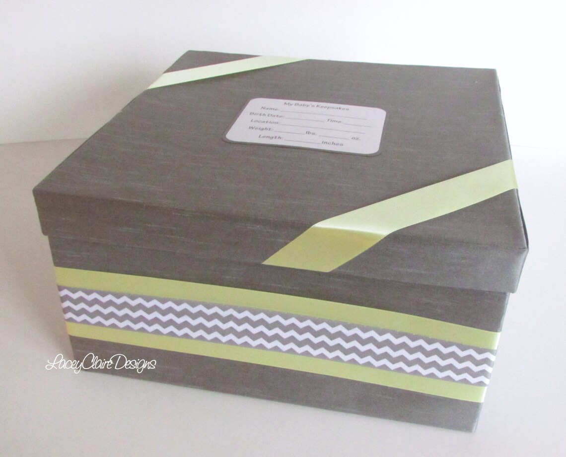 Baby Keepsake Box Baby Shower Box Baby Memory Box Baby Etsy