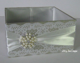 Program Box, Favor Box, Bubbles Holder, Centerpiece Box, Custom Amenties Box - Custom Made