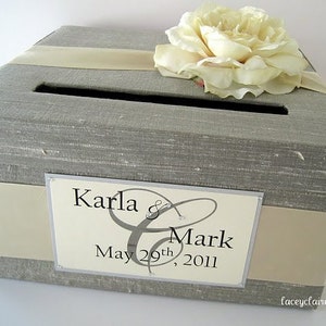 Caja de tarjetas de boda Soporte de tarjeta de boda Caja de dinero de tarjeta de boda Hecha a medida para ordenar Caja de dinero de la tarjeta Caja de dinero
