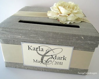 Wedding Card Box Wedding Card Holder Wedding Card Money Box Custom made to order Card Box Money Box