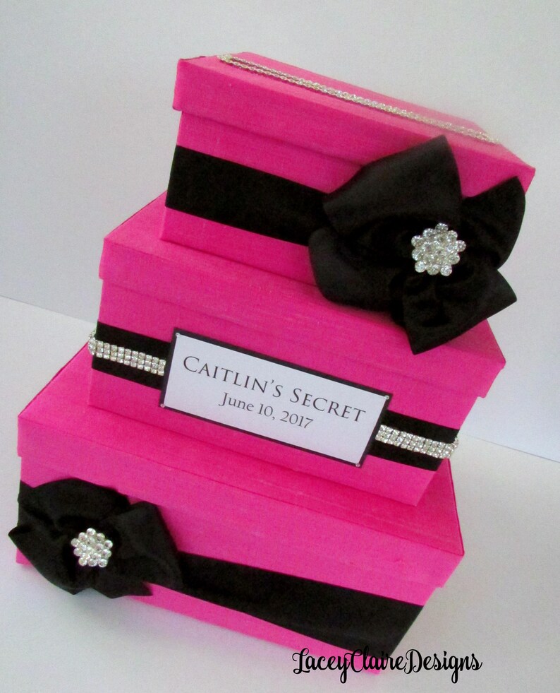 Wedding Card Box Sweet 16 Card Holder Victorias Secret Etsy