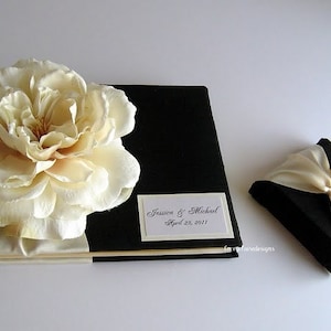 Wedding Guest Book & Pen Set - Custom made to order