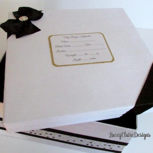 Baby Keepsake Box, Baby Shower Box, Baby Memory Box, New Baby Gift, Christening gift - Custom Made
