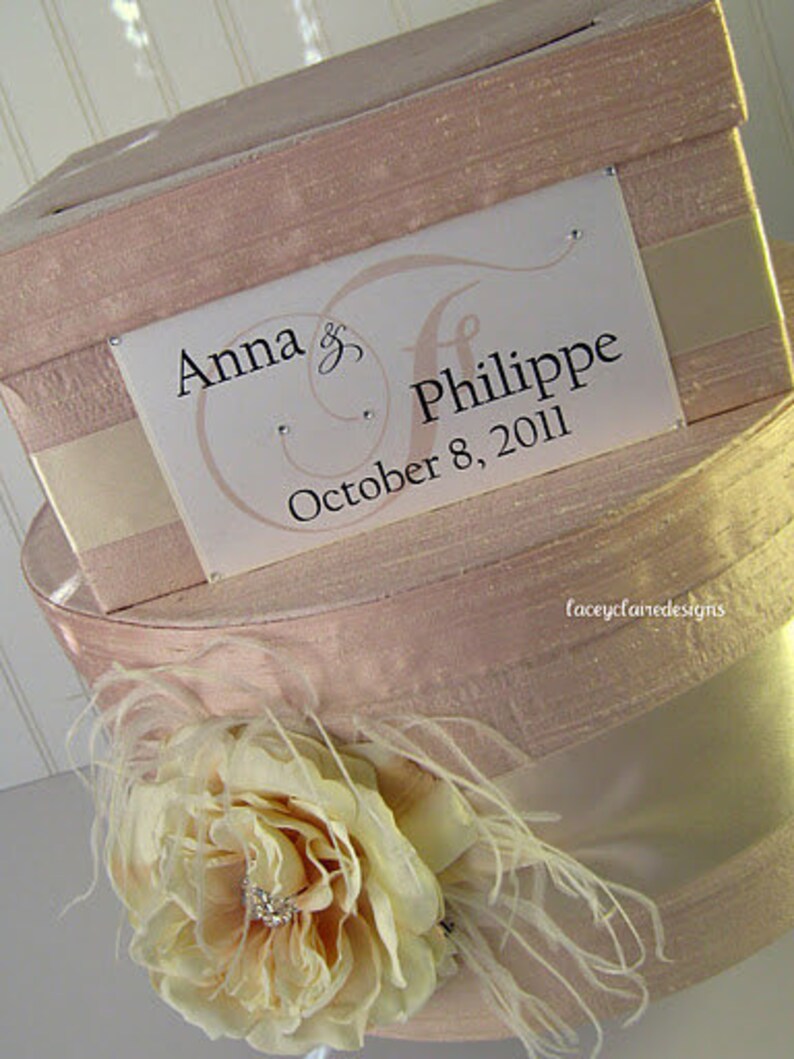 Wedding card box money card box gift card holder Custom ...