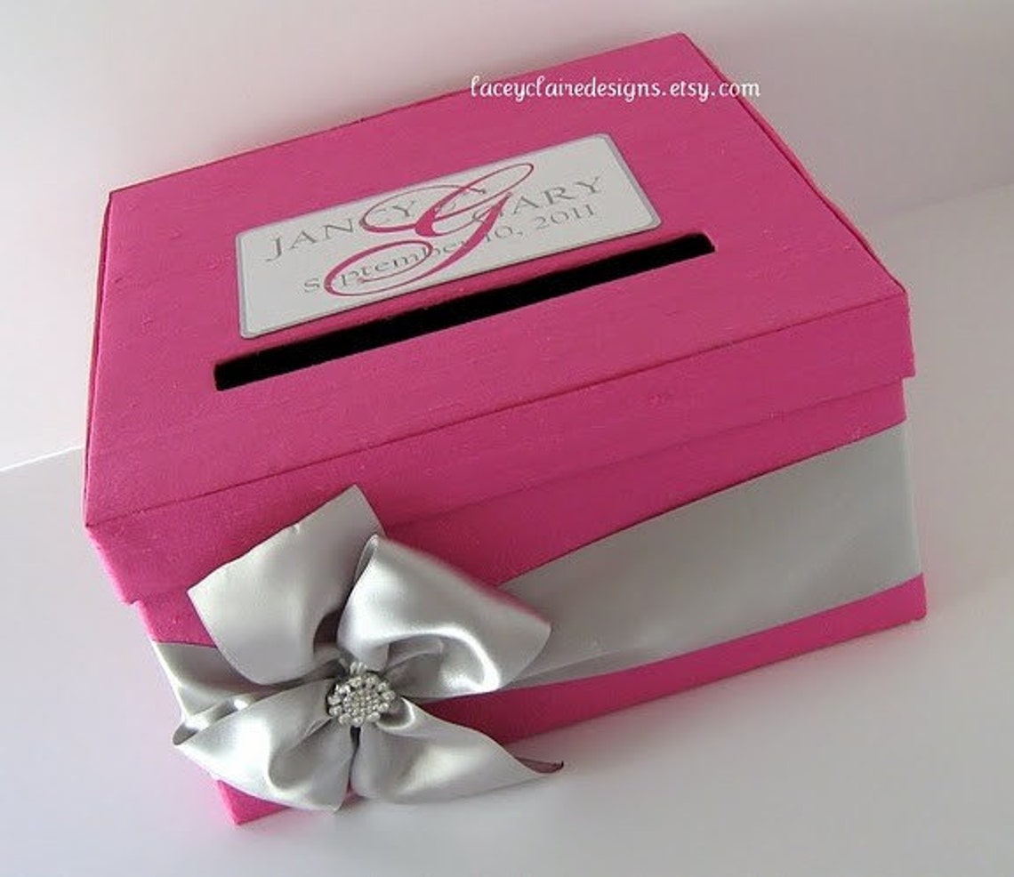 Custom Wedding Card Boxes Wedding Gift Card Box Wedding Card Etsy