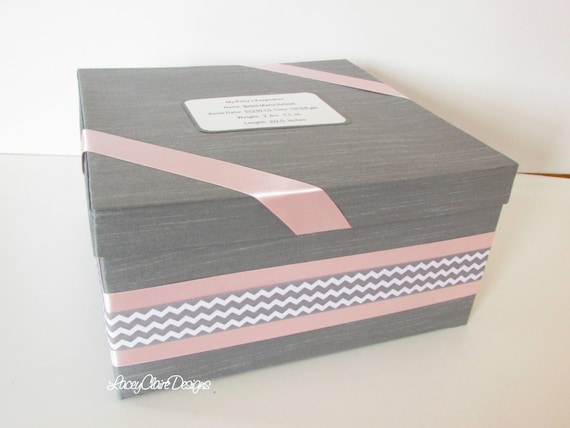 Baby Keepsake Box, Baby Shower Box, Infant Memory Box, Baby Gift, Christening gift, Unique Baby Gift, Memorial Box, Time Capsule - Custom