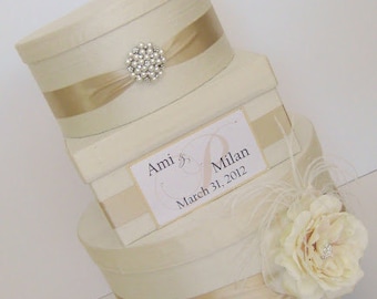 Couture Wedding Card Box, Silk Card Holder, Box for Cards, Cards Holder, Wedding Box, Gift Table Decoration, Custom Made