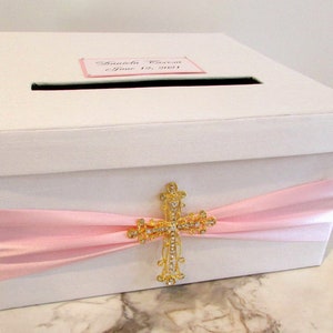 Kommunionkartenbox, Geldhalter, Taufkartenbox, Taufkartenbox, Streuset, Namensgeschenk, Box für Karten, nach Maß