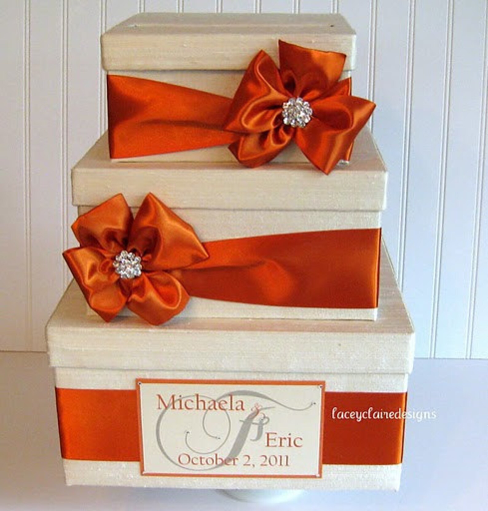 Wedding Gift Card Money Box Holder Custom Made Etsy