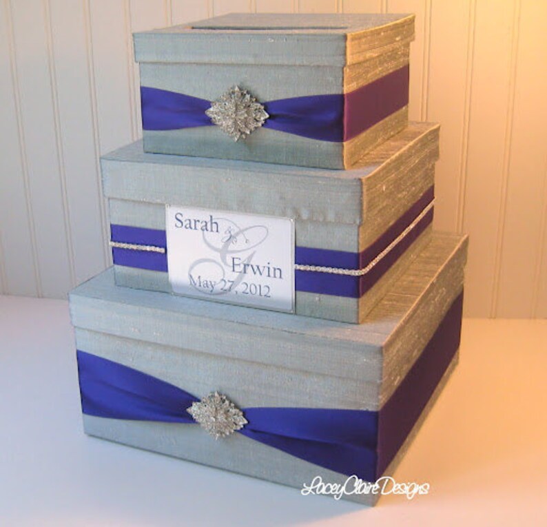 Wedding Gift Box, Card Box, Money Holder Custom Made image 5