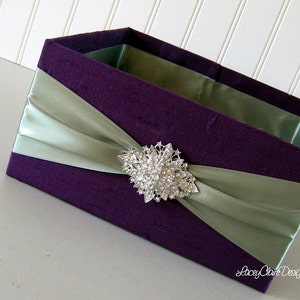 Wedding Box, Program Box, Bubble Box, Centerpiece, Favor Holder, Container for Programs, Custom Made image 1