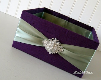 Boîte de mariage, Boîte à programmes, Boîte à bulles, Pièce maîtresse, Porte-bonbons, Récipient pour programmes, - Sur mesure